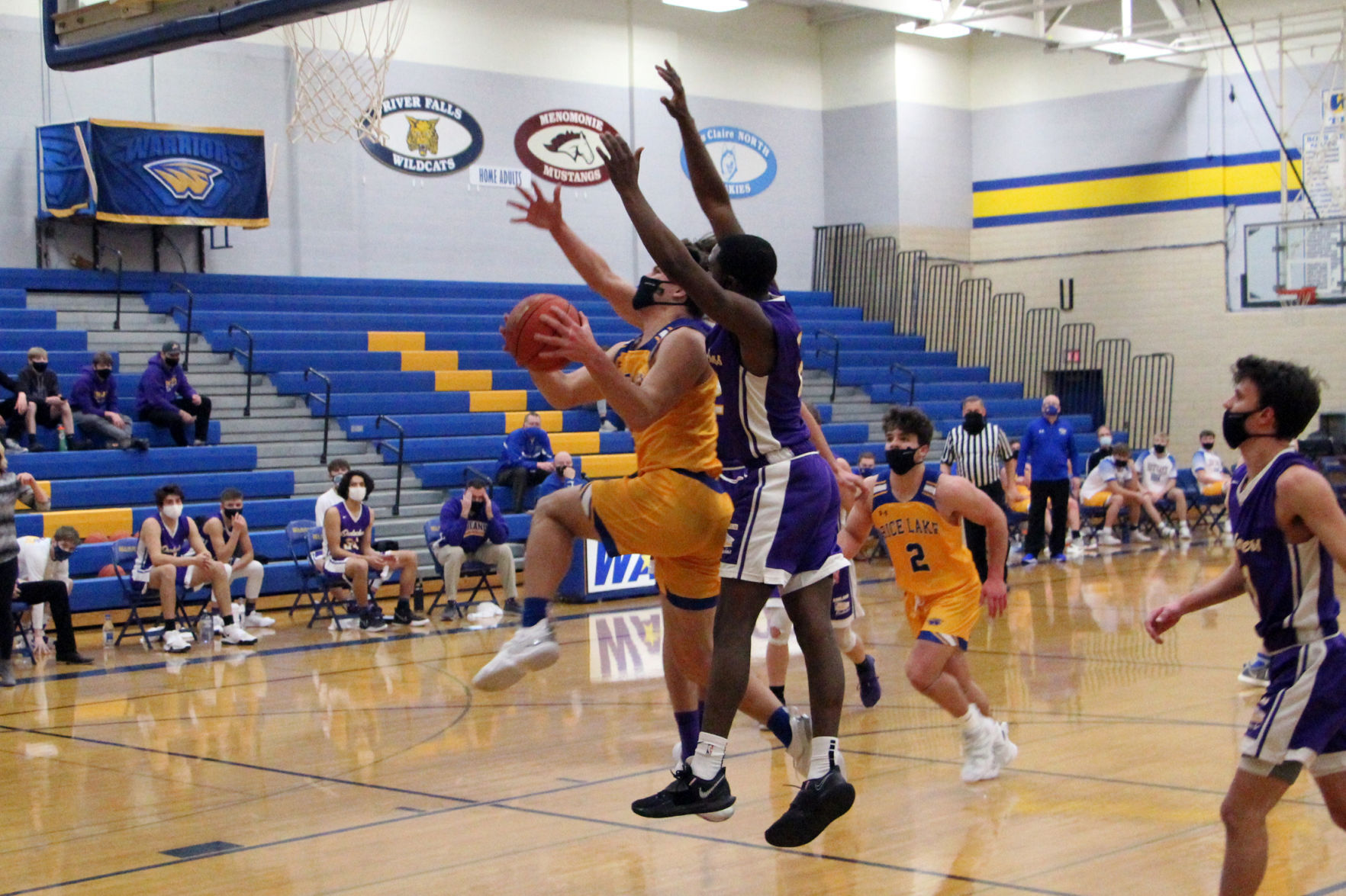 Rice Lake boys basketball vs. Ashland 12-30-20